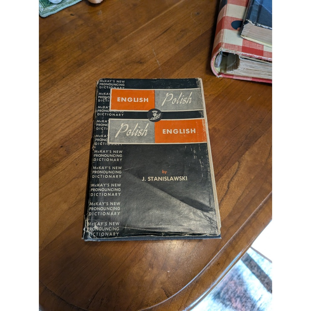 Vintage English-Polish Polish-English Dictionary J. Stanislawski David McKay Co